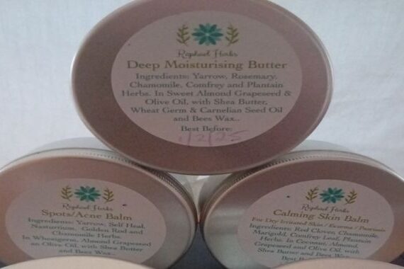 Handmade Salves available with all natural Ingredients